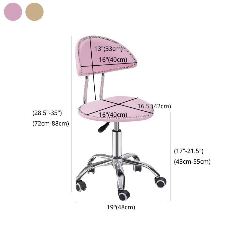 Swivel Adjustable Modern Bar Stool Office Low Back Leather Counter Chair Clearhalo 'Bar Furniture' 'Bar Stools' 'bar_stools' 'furn' 'furn_bar_stools' 'furniture_bar_stools' 'Kitchen & Dining Furniture' 'kitchen&dining_furn' 'kitchen' 'kitchen_furn' Furniture' 1200x1200_56fa04fe-a8b5-487b-85fb-0cc346bdef74