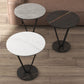 23.6" Tall Cross Legs Side Table Modernistic Metal Side End Snack Table Clearhalo 'Coffee & Accent Tables' 'End & Side Tables' 'end_side_tables' 'furn' 'furn_end_side_tables' 'Furniture' 'Living Room Furniture' 1200x1200_56fa213e-bbee-4766-b4b9-52ed3993f7bb