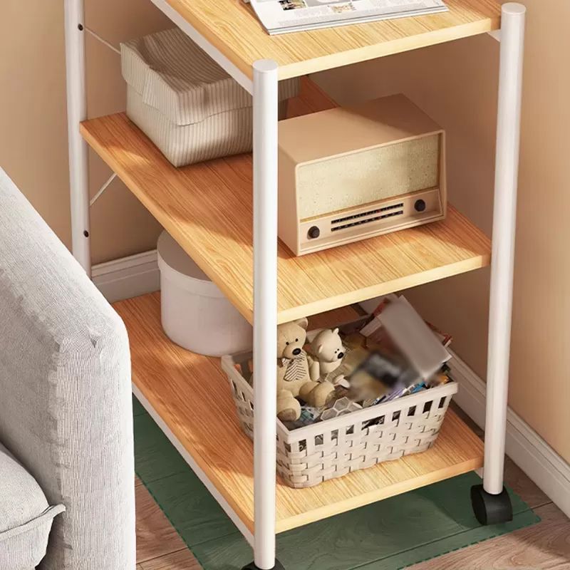 Modern Style Wooden Bookshelf Open Shelf Bookcase with Caster Wheels Clearhalo 'Bookcases' 'furn' 'furn_bookcases' 'Furniture' 'furniture_bookcases' 'kitchen' 'kitchen_bookcases' 'Living Room Furniture' 'Office Furniture' 1200x1200_56fb394c-0b0d-4085-b926-efd83cd964d4