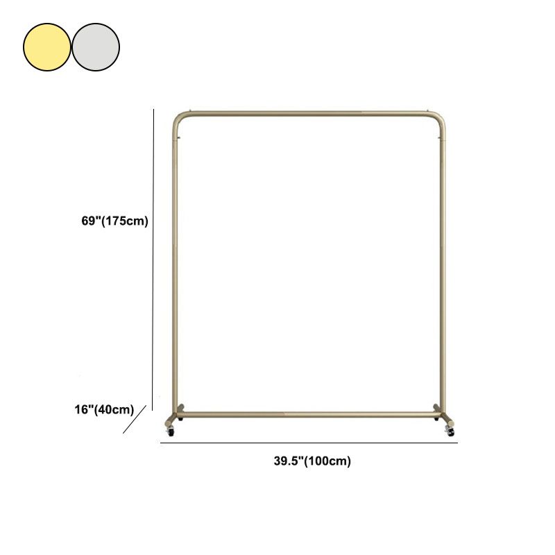 Industrial Style Coat Rack Metallic Free Standing Coat Rack with Sheave Clearhalo 'Entry & Mudroom Furniture' 'furn' 'furn_hall_tree_coat_racks' 'Furniture' 'Hall Trees & Coat Racks' 'hall_tree_coat_racks' 1200x1200_56fb57e1-c9c2-4292-abb1-471fa950215e