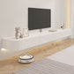 Consola multimedia contemporánea Soporte para TV Consola para TV de madera con cajones
