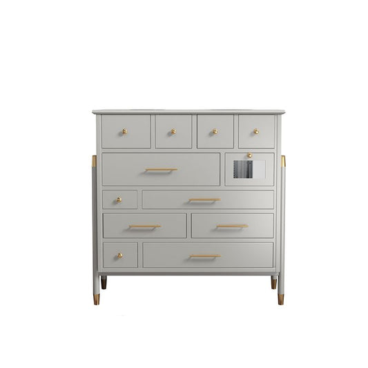Wooden Storage Chest Dresser Contemporary Glam Dresser with Drawers