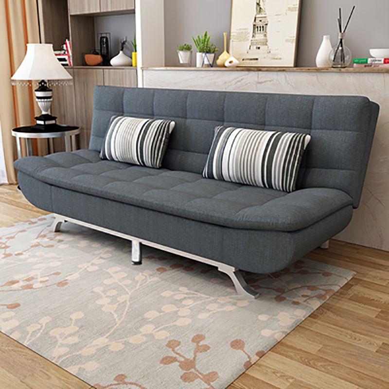 Armless Convertible Sofa with Biscuit Back Foldable Sofa for Living Room,Apartment Clearhalo 'furn' 'furn_sofas' 'Furniture' 'furniture_sofas' 'kitchen' 'kitchen_sofas' 'Living Room Furniture' 'Sofa' 'sofas' 1200x1200_56fdd4d7-5a5a-4147-b8cd-6379d0c71ce7