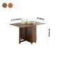 Mid-Century Modern Dining Table 51.18" Rectangle Rubberwood Drop-Leaf Table(only table) Clearhalo ' dining_table' 'Dining Tables & Seating' 'Dining Tables' 'furn' 'furn_dining_table' 'Furniture' 'furniture_dining_table' 'Kitchen & Dining Furniture' 'kitchen&dining_furn' 'kitchen' 'kitchen_dining_table' 1200x1200_56fdeeb6-9ba0-48e5-a0b8-4801ba5397e5