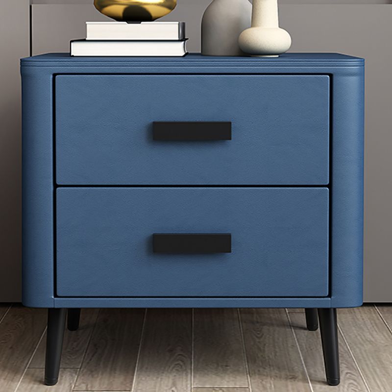 Modern de cabina de cabecera y mesa nocturna de cuero para dormitorio para dormitorio