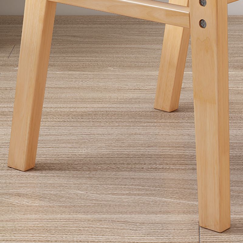 Home Modern Indoor-Outdoor Wood Chair Armless Open Back Dining Single Chair Clearhalo ' kitchen&dining_furn' 'Dining Chairs' 'Dining Tables & Seating' 'dining_chair' 'furn' 'furn_dining_chair' 'Furniture' 'furniture_dining_chair' 'Kitchen & Dining Furniture' 'kitchen' 1200x1200_5700a87b-3fba-46f1-b9d0-12e03cce5180