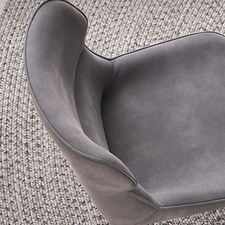 Contemporary Style Arm Leather Dining Chairs Wingback Chair for Kitchen Clearhalo ' kitchen&dining_furn' 'Dining Chairs' 'Dining Tables & Seating' 'dining_chair' 'furn' 'furn_dining_chair' 'Furniture' 'furniture_dining_chair' 'Kitchen & Dining Furniture' 'kitchen' 1200x1200_57043be4-f687-43b5-b017-9feacad7b059