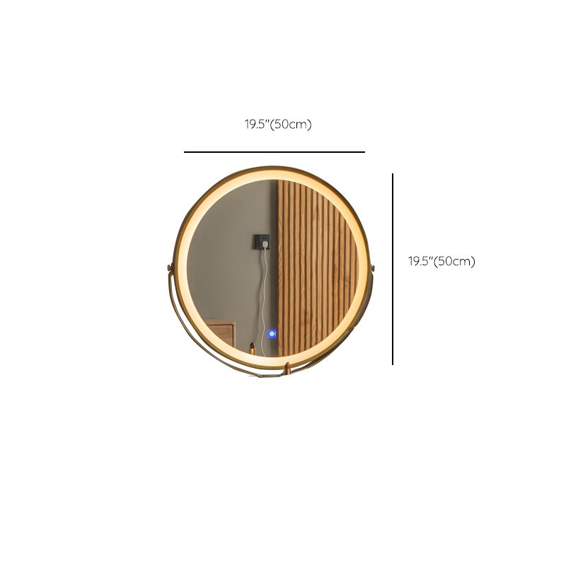 Vanity di trucco contemporaneo con cassetti in legno di gomma marrone