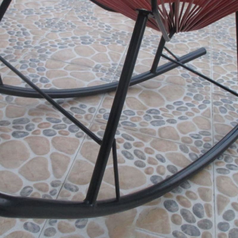 Sedia a rocciale minimalista moderna sedia a bilanciere mandrino per casa