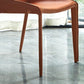 Metal Leather Contemporary Dining Chair Dining Room Solid Back Chair with Arm Clearhalo ' kitchen&dining_furn' 'Dining Chairs' 'Dining Tables & Seating' 'dining_chair' 'furn' 'furn_dining_chair' 'Furniture' 'furniture_dining_chair' 'Kitchen & Dining Furniture' 'kitchen' 1200x1200_5708bf79-5cc1-4485-ab83-0aa2273df3d4