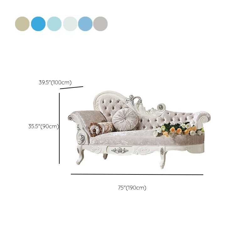 Traditional Upholstered Chaise Lounge Couch with Arms Chaise Lounge Chair Clearhalo 'Chairs & Seating' 'Chaise Lounge' 'chaise_lounge' 'furn' 'furn_chaise_lounge' 'Furniture' 'Living Room Furniture' 1200x1200_570b6cb7-91a2-4ebf-96df-d458f2fc0103