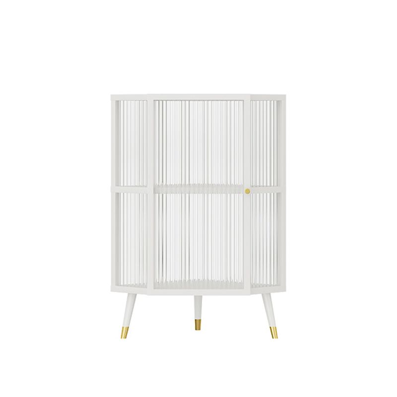 Industrial Curio Cabinet Metal Glass Doors Storage Cabinet with Legs for Living Room Clearhalo 'Display & China Cabinets' 'display_china_cabinets' 'furn' 'furn_display_china_cabinets' 'Furniture' 'Kitchen & Dining Furniture' 1200x1200_570b8772-00ce-4bb6-b64b-57c6a9e8c8ac