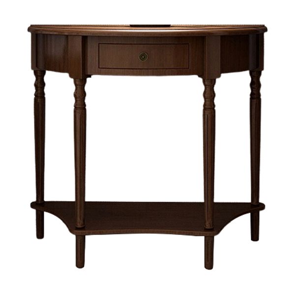 Tavolo da console moderno della metà del secolo Tavolo di accento in legno per Hall