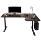 Contemporary Wooden Office Desk L-Shape Writing Desk for Bedroom