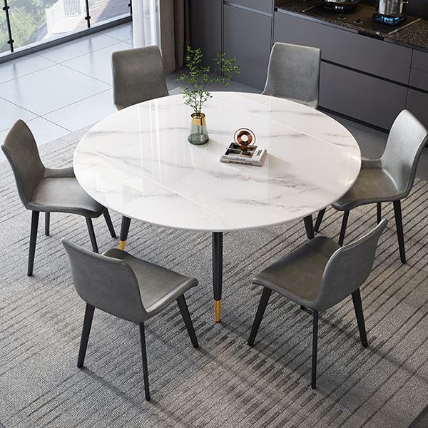Tavolo da pranzo rotondo allungabile Tavolo da pranzo moderno in pietra