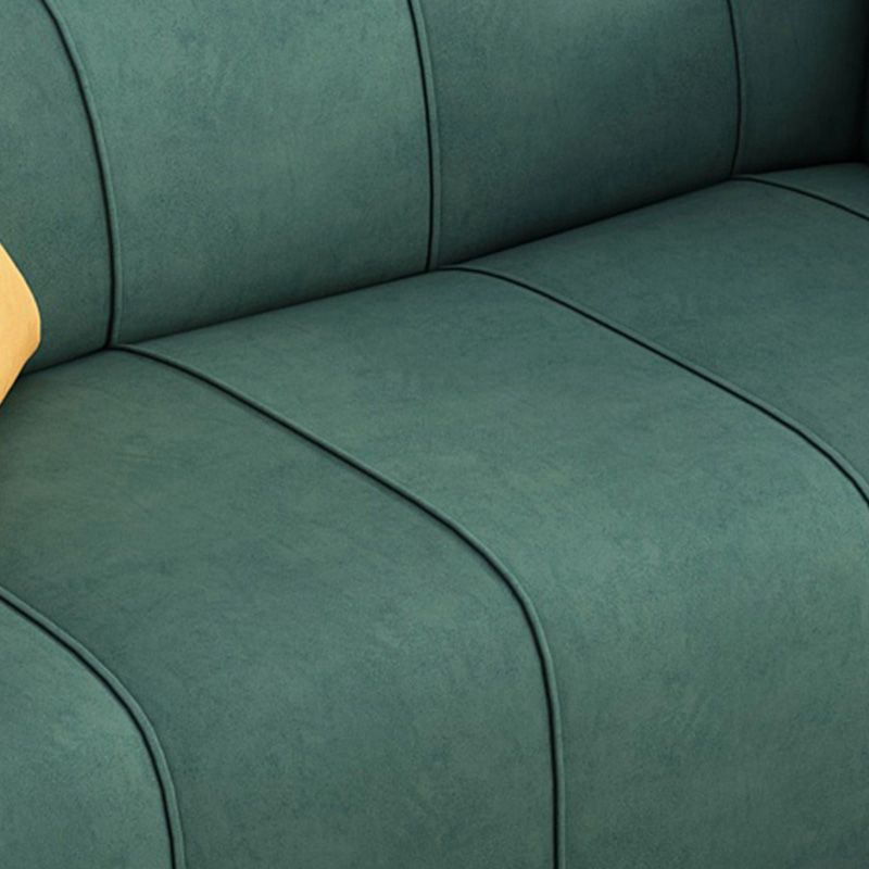 Fabric Sofa Contemporary Tuxedo Arm Apartment Seating in Dark Green Clearhalo 'furn' 'furn_sofas' 'Furniture' 'Living Room Furniture' 'Sofa' 'sofas' 1200x1200_570fcdc6-2042-4d93-9357-f00212b6f353