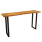 Juego de mesa de Pub rectangular Industrial de 1/5/7 piezas, mesa de mostrador de madera con taburetes sin respaldo