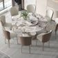 Modern Sintered Stone Dining Table Pedestal Casual Dining Table Clearhalo 'Dining Tables & Seating' 'Dining Tables' 'dining_table' 'furn' 'furn_dining_table' 'Furniture' 'furniture_dining_table' 'Kitchen & Dining Furniture' 'kitchen' 'kitchen_dining_table' 1200x1200_5713b141-97b0-4867-bae7-43b4757478f0