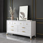 Ultra-Modern Double Dresser White Storage Chest Dresser for Bedroom Clearhalo 'Bedroom Furniture' 'Dressers & Chests' 'dressers_chests' 'furn' 'furn_dressers_chests' 'Furniture' 1200x1200_5716405f-a712-4b20-bf88-a10f1d3f8a82