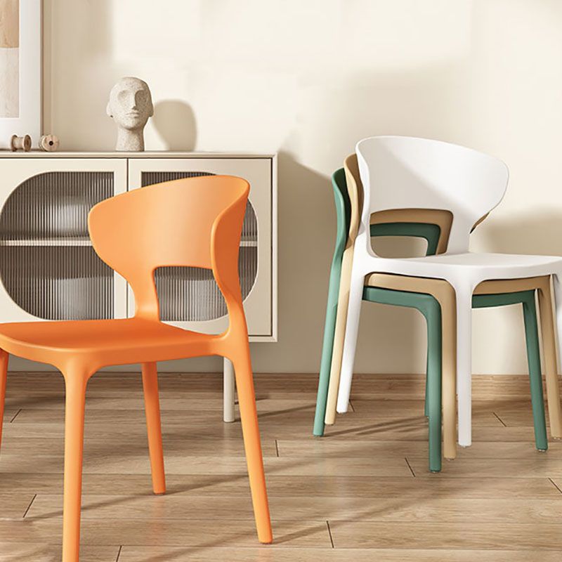 Glam Style Dining Chairs Plastic Dining Armless Side Chair for Kitchen Clearhalo ' kitchen&dining_furn' 'Dining Chairs' 'Dining Tables & Seating' 'dining_chair' 'furn' 'furn_dining_chair' 'Furniture' 'furniture_dining_chair' 'Kitchen & Dining Furniture' 'kitchen' 1200x1200_57196e75-b978-4718-8e2a-9a9e5893c8b8