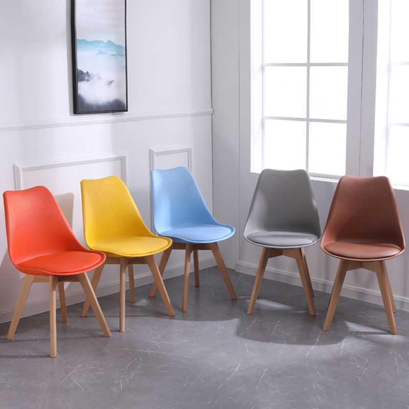 Scandinavian Style Wood Side Chair Set Dining Room Side Chair with Natural Leg Clearhalo ' kitchen&dining_furn' 'Dining Chairs' 'Dining Tables & Seating' 'dining_chair' 'Furniture' 'furniture_dining_chair' 'Kitchen & Dining Furniture' 'kitchen' 1200x1200_5719fcc1-3718-4774-9ea8-f2aba1290d74