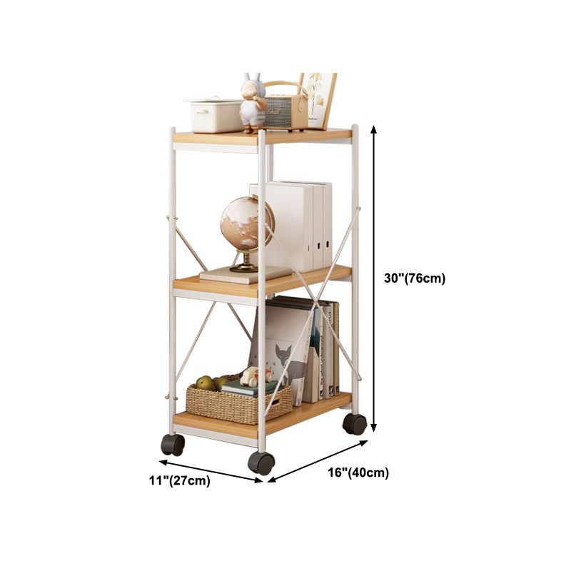 Libreria in stile moderno libreria aperta in legno per l'uso dell'ufficio