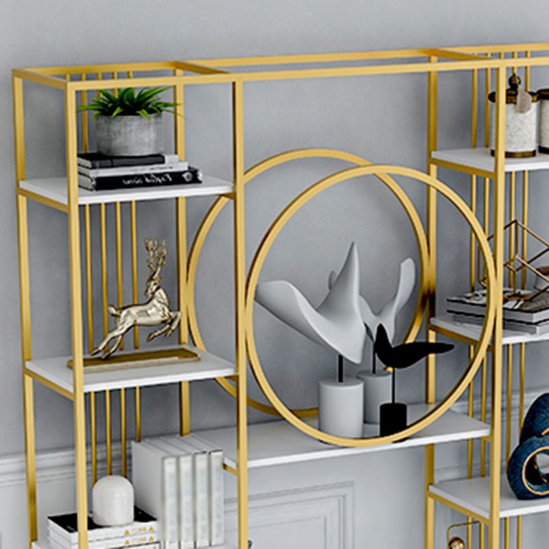 Glam Style Metal Bookshelf Etagere Open Shelf Bookcase for Home Clearhalo 'Bookcases' 'furn' 'furn_bookcases' 'Furniture' 'furniture_bookcases' 'Office Furniture' 1200x1200_571afb15-0ec4-46f7-92bd-bf18be6c3720