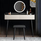 Contemporary Makeup Vanity Desk 2-Drawer Vanity Dressing Table with Slate Top