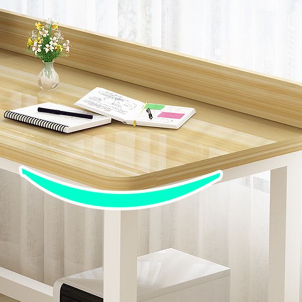 Corner Manufactured Wood Writing Desk Modern H-Shape Base Desk with Shelf Clearhalo 'furn' 'furn_office_desk' 'Furniture' 'furniture_office_desk' 'Office Desks' 'Office Furniture' 'office_desk' 1200x1200_571de436-7cd6-454f-9f82-b491a7b4dd69