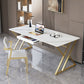 29,25 pollici H Classic Glam Office Desk White RECTALGLY Desk