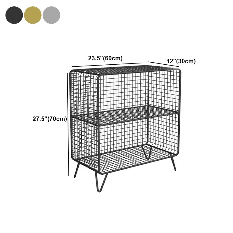 Modern Style Metal Bookshelf Closed Back Bookcase for Home and Office Clearhalo 'Bookcases' 'furn' 'furn_bookcases' 'Furniture' 'furniture_bookcases' 'kitchen' 'kitchen_bookcases' 'Living Room Furniture' 'Office Furniture' 1200x1200_57220fea-f060-4b21-87c4-511405763684