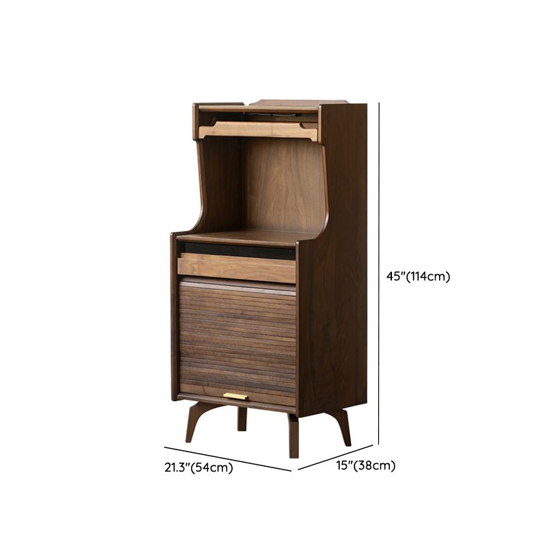 Mid-Century Accent Cabinet Bar Pulls Handle Design Storage Cabinet with Door Clearhalo 'Cabinets & Chests' 'cabinets_chests' 'furn' 'furn_cabinets_chests' 'Furniture' 'Living Room Furniture' 1200x1200_5727e5d3-2dc7-4d76-84b1-be675699b3ec