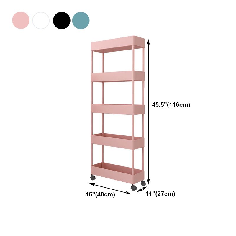 Estantería de estantería de plástico de estilo contemporáneo para la oficina en casa
