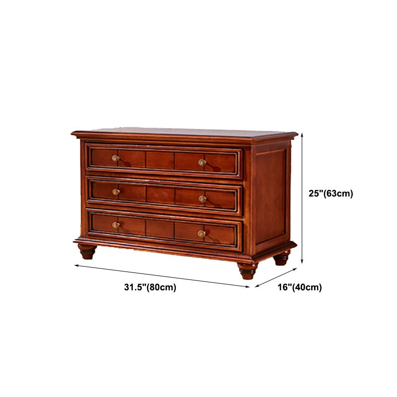 Glam Dresser vaste houten opbergkast dressoir met 3/4/5 laden