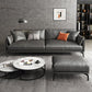 Black Industrial Sofa with Bolster Pillows 31.5"High Square Arm Sofa Clearhalo 'furn' 'furn_sofas' 'Furniture' 'furniture_sofas' 'kitchen' 'kitchen_sofas' 'Living Room Furniture' 'Sofa' 'sofas' 1200x1200_5729cf62-d98d-4eb4-b46d-9b861e12a652