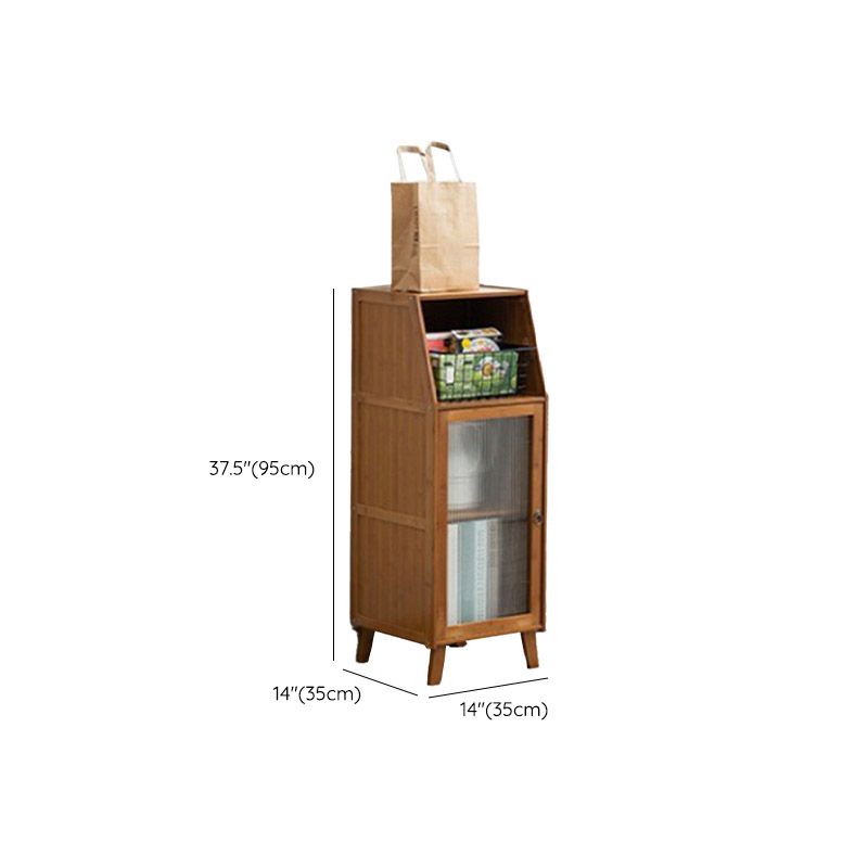 Holzbuffet Tisch modernes Seitenbrett mit Schränken und Schublade