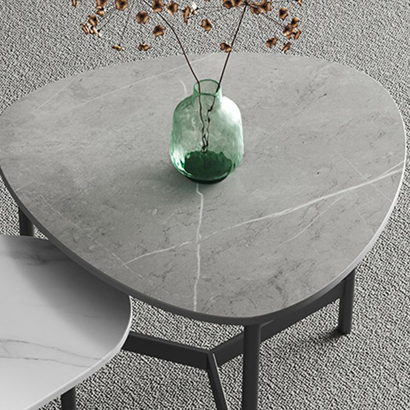 Modern Slate Bunching Tables Free-Form Coffee Table Set with 3 Legs Clearhalo 'Coffee & Accent Tables' 'Coffee Tables' 'coffee_tables' 'furn' 'furn_coffee_tables' 'Furniture' 'Living Room Furniture' 1200x1200_572aa936-1e15-4834-b0f9-7ee5325c57f7