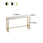 Contemporary Stone Top Bar Table 42-inch Height Iron Pedestal Bistro Table