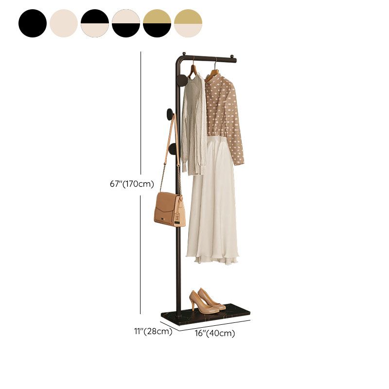 Luxuriöser Kleiderregal Schlafzimmer Metallkleiderbügel mit Kleiderhaken