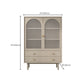 Contemporary Solid Wood Accent Cabinet Beige 2/4-Drawer Chest with Rattan Accent Clearhalo 'Cabinets & Chests' 'cabinets_chests' 'furn' 'furn_cabinets_chests' 'Furniture' 'Living Room Furniture' 1200x1200_572e6eed-ed06-438f-aee4-786cc20e4efb