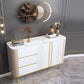 Sideboard Sideboard Sinterizzata Sinterizzata Glam con cassetti per soggiorno