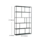 70.87"H Bookcase Black Open Back Modern Style Bookshelf for Home and Office Clearhalo 'Bookcases' 'furn' 'furn_bookcases' 'Furniture' 'furniture_bookcases' 'Office Furniture' 1200x1200_5734555c-afde-4251-9b97-f48c62a018f7