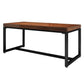 Industrial Dining Room Table Pine Solid Wood Table with Trestle Base for Home Kitchen Dinner Clearhalo ' dining_table' 'Dining Tables & Seating' 'Dining Tables' 'furn' 'furn_dining_table' 'Furniture' 'furniture_dining_table' 'Kitchen & Dining Furniture' 'kitchen&dining_furn' 'kitchen' 'kitchen_dining_table' 1200x1200_5734ee97-160f-4749-aa8b-c9c0f6c979d7