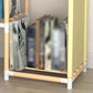 Contemporary Style Bookshelf Open Back Solid Wood in Natural Book Shelf Clearhalo 'Bookcases' 'Furniture' 'furniture_bookcases' 'kitchen' 'kitchen_bookcases' 'Living Room Furniture' 'Office Furniture' 1200x1200_57378837-8fd7-46de-b06f-7e39ea86d4ed