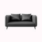 Office Modern Tuxedo Arm Sofa with Bolster Pillows for Bonus Room, Living Room Clearhalo 'furn' 'furn_sofas' 'Furniture' 'furniture_sofas' 'kitchen' 'kitchen_sofas' 'Living Room Furniture' 'Sofa' 'sofas' 1200x1200_57384c3f-9881-4d74-8f61-42df0215c1ba