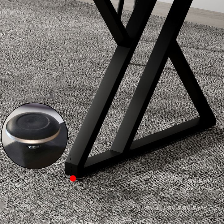 Home Office Sled Writing Desk Modern Style Stone Writing Desk Clearhalo 'furn' 'furn_office_desk' 'Furniture' 'furniture_office_desk' 'Office Desks' 'Office Furniture' 'office_desk' 1200x1200_57393b1f-1e9b-4275-a162-655f21dbbda1