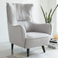 Mid-century Linen Blend Accent Armchair Arms Included Arm Chair Clearhalo 'Accent Chairs' 'accent_chairs' 'Chairs & Seating' 'furn' 'furn_accent_chairs' 'Furniture' 'Living Room Furniture' 1200x1200_573978e5-2833-4fe6-bf86-e62d69d1f941