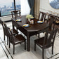 Traditional 4 Legs Dining Table Extendable Dining Table for Dining Room