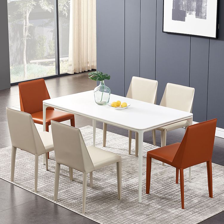 Contemporary Kitchen Dining Chairs Faux Leather Dining Chairs Clearhalo 'Dining Chairs' 'Dining Tables & Seating' 'dining_chair' 'furn' 'furn_dining_chair' 'Furniture' 'Kitchen & Dining Furniture' 1200x1200_573e4e39-eefa-4351-b154-8697910702eb