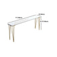 Glam 1/5/9 Pieces Counter Height Set Rectangle White Legs Indoor Pub Dining Set Clearhalo 'Bar Furniture' 'furn' 'furn_home_bar_bar_sets' 'Furniture' 'Home Bars & Bar Sets' 'home_bar_bar_sets' 'Kitchen & Dining Furniture' 1200x1200_573e9737-046f-4c55-84a4-a86e0be5ee38